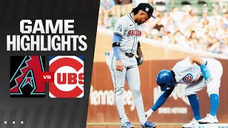 Dbacks vs Cubs Game Highlights 72024  MLB Highlights [upl. by Chapa]