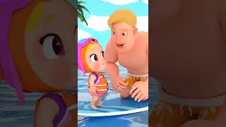 Play Outside at the Beach Song  Rosoomelody Song nurseryrhymes kidssong foryou shorts [upl. by Collette]