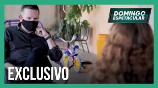 Roberto Cabrini entrevista a esposa de Lázaro Barbosa [upl. by Earezed]