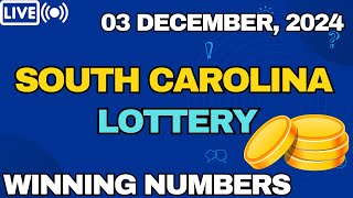 South Carolina Midday Lottery Results For  03 Dec 2024  Pick 3  Pick 4  Cash 5  Powerball [upl. by Yerac]