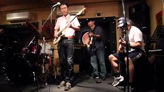 BLUES ROCK GUITAR JAM SESSION quot GINHOUSEquot ロンサム＆HIDE [upl. by Yrrac]