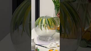 🔥Fish bowl transformation trending diy yas craft transformation paint viral shorts fyp [upl. by Delanie126]