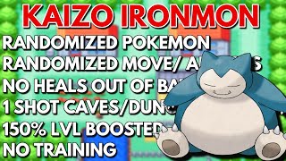 BIG RUNNER FireRed NATDEX KAIZO IRONMON HARDEST NUZLOCKE EVER 300 ATTEMPTS [upl. by Thacker]