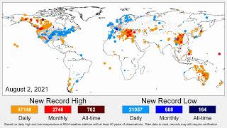 2021 Record High and Record Low Temperatures Worldwide [upl. by Laniger]