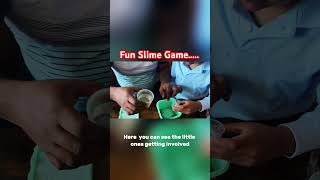 Slime making game  kids playing with slime  slime game kidsgames shorts slime slime video [upl. by Mcbride]