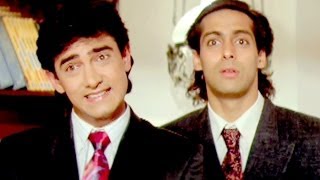 Paresh Rawal Aamir Khan Salman Khan  Andaz Apna Apna  Comedy Scene 1823 [upl. by Leupold443]