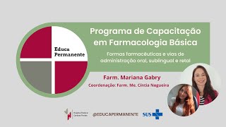 Vias de administração e formas farmacêuticas [upl. by Gottwald]