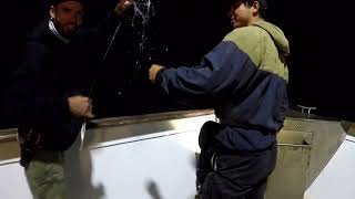 Man OverboardAlmost Goodbye Rod And Reel  San Diego  Night Bluefin Tuna Jig Fishing [upl. by Cornelia]