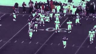 Northwestern Football vs Michigan State 1986 4th reel [upl. by Elohcim]