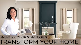 Paint and Color Strategies To Transform Your Home  Interior Design [upl. by Yahsel584]