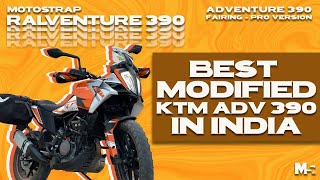 Best Modified KTM Adv 390 in India  Kerala Mods  Motostrap [upl. by Annayad]