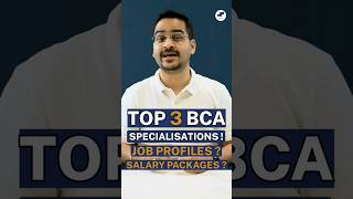 💥BCA Top 3 Specializations 2023💥 After BCA Jobs with Highest Salary shorts BCAjobs youtubeshorts [upl. by Hardden]