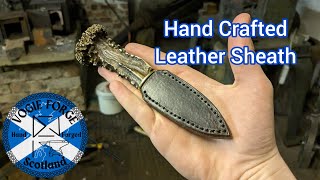 Making a Sgian Dubh Sheath Time Lapse [upl. by Atiuqcir767]