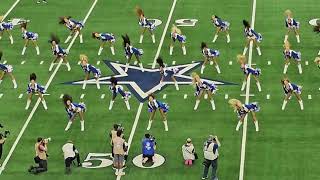 2024 Dallas Cowboys Cheerleaders pregame performance thunderstruck dance 91524 vs new Orleans [upl. by Marcia]