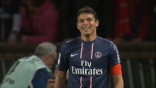 PSG captain Thiago Silvas incredible disallowed goal [upl. by Beutner]