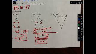 54 Equilateral amp Isosceles Triangles Geometry [upl. by Favian]