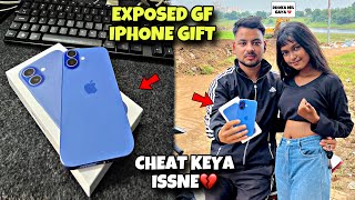 Exposed Girlfriend IPhone 16 Gift  Cheat Keya issne 💔 [upl. by Mathi]