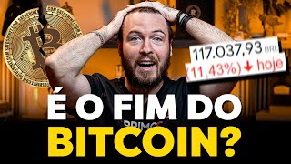 O FIM DO BITCOIN  HORA DE ENTRAR OU VAI QUEBRAR [upl. by Skoorb112]