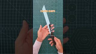 HOW TO MAKE A PAPER KNIFE WITHOUT GLUE [upl. by Bivins]