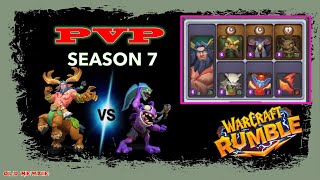 PVP  SEASON 7  CENARIUS vs Old MurkEye  Warcraft Rumble [upl. by Hofmann]