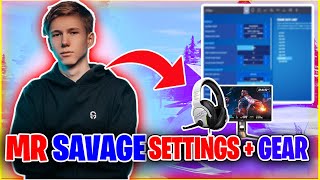 Fortnite Chapter 3 MrSavages NEW Settings Keybinds Sens amp Setup UPDATED [upl. by Ronaele]