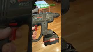 Parkside teamX 20V Battery on Bosch professional drill [upl. by Atinahc]