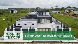 Eshanhoesen Abdoelrahmanstraat 5 • 378 m² Villa te Morgenstond Paramaribo Suriname [upl. by Tisman]