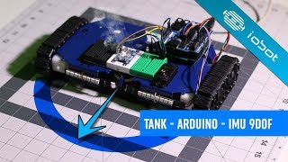 Arduino Tank with IMU 9DOF Adafruit by iobot [upl. by Katalin987]