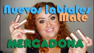 Nuevos LABIALES MATE Deliplus Mercadona  lineal fijo [upl. by Aruol]