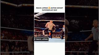 Brock Lesnar vs Roman Reigns  WWE Summerslam WWEUniversalChampionship RomanReigns BrockLesnar [upl. by Ritch]