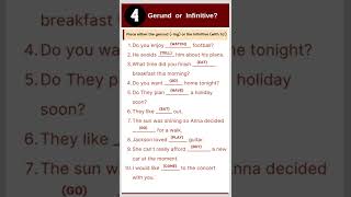 Gerund vs Infinitive  English Grammar shorts youtubeshorts [upl. by Cordell459]