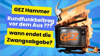 Mega Hammer GEZ Gebühr vor dem AUS  Rundfunkbeitrag verfassungswidrig [upl. by Viccora]