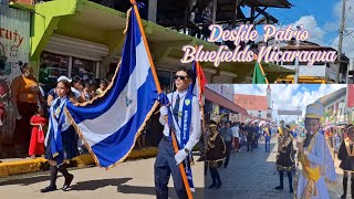 Desfile de 14 de septiembre en Bluefields Nicaragua [upl. by Aramak]