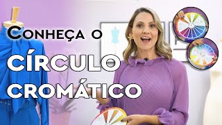 Círculo Cromático De Moda Para Combinação De Cores De Roupas E Tecidos  By Roberta Pasqualatto [upl. by Ydnew]