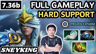 736b  Sneyking CRYSTAL MAIDEN Hard Support Gameplay  Dota 2 Full Match Gameplay [upl. by Hofmann]