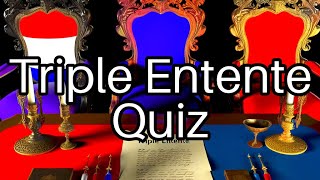 Test Your Knowledge 🤔 Triple Entente Facts that Will Surprise You [upl. by Paske]