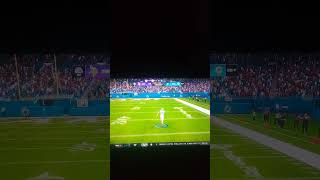 Getting a kick return at 17 3 with the Miami dolphins in Madden 24 [upl. by Yeldud]