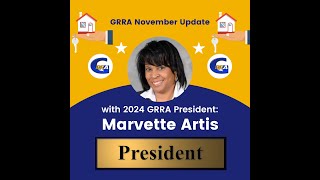 Marvette November 2024 GRRA Video Update [upl. by Chao27]