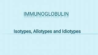 Differences between Isotype Allotype and Idiotype  Antigen determinants slideshare [upl. by Samella743]