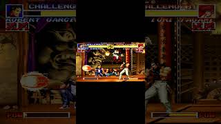 KOF95 Iori vs Robert 💥 Ioris Tactical Skilled Performance ⚡ Roberts Brutal Defeat 💥 [upl. by Bamford]