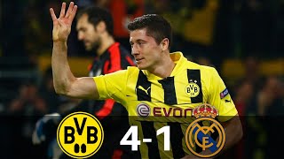 Borussia Dortmund 4 1 Real Madrid 2013 Champions League Semi Finals Highlights LEGEND MATCH [upl. by Nehttam44]