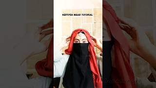 Keffiyeh Niqab Tutorial keffiyeh hijabturorial niqabtutorial hijabmodern [upl. by Esiuol]