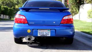 STi exhaust with catless downpipe [upl. by Ynad]