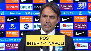 INTERNAPOLI 11  INZAGHI POST PARTITA [upl. by Steele935]