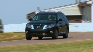 2013 Nissan Pathfinder first drive  Consumer Reports [upl. by Ylera]