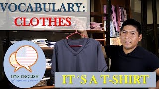 ROPA PARA HOMBRES Y MUJERES EN INGLES VOCABULARY CLOTHES  Explicado en Español [upl. by Shaff]