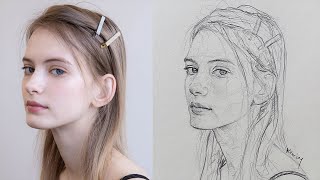 learn how to draw portraits with loomis method like a pro [upl. by Kcirredal]