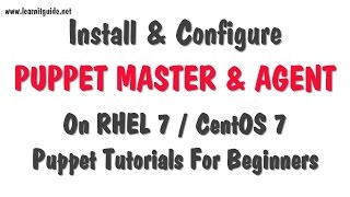 Install and Configure Puppet Master Server and Puppet Agent on Linux RHEL7  CentOS7 [upl. by Ailero612]