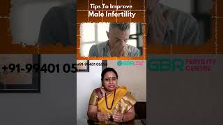 Tips to Improve Male Infertility  DrGBuvaneswari  GBR Fertility Centre doctors maleinfertility [upl. by Ecyt]