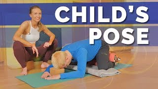 How to Do Childs Pose Stretch Properly for Yoga Beginners [upl. by Lletnom991]